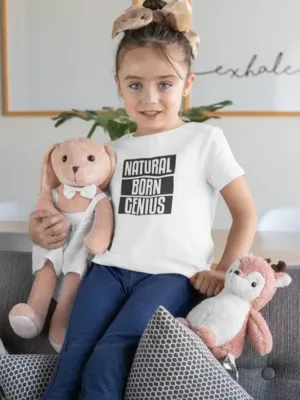 Natural Born Genius Unisex Drifit Kid T-shirt