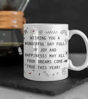 Personalized Birthday Coffee Mug