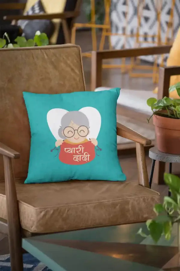 Pyari Dadi Cushion Cover