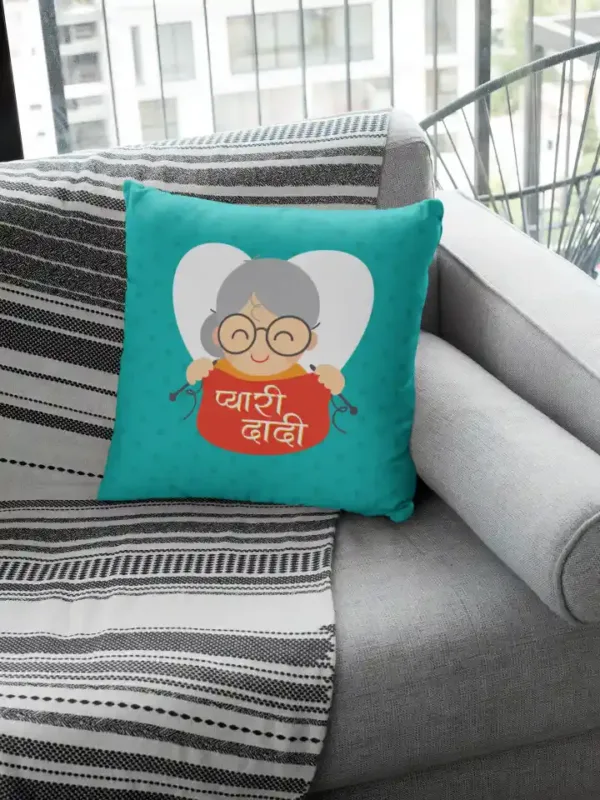 Pyari Dadi Cushion Cover