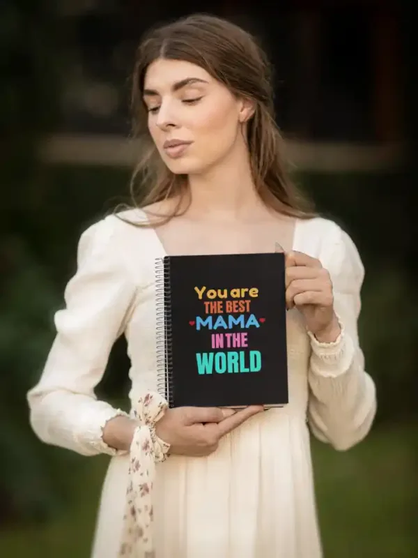 You Are The Best Mama in The World Wirebound Notebook