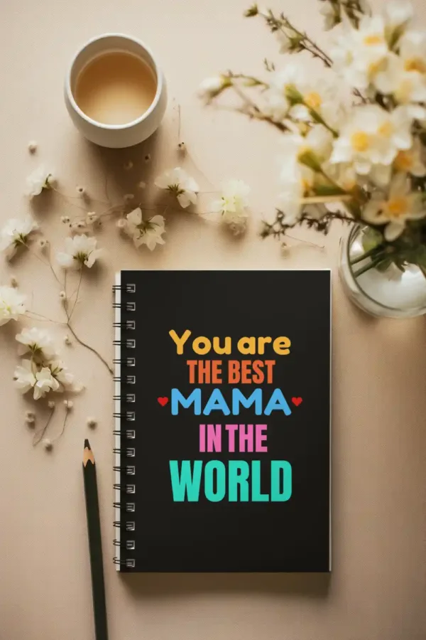 You Are The Best Mama in The World Wirebound Notebook