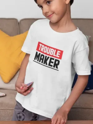 Trouble Maker Unisex Drifit Kid T-shirt