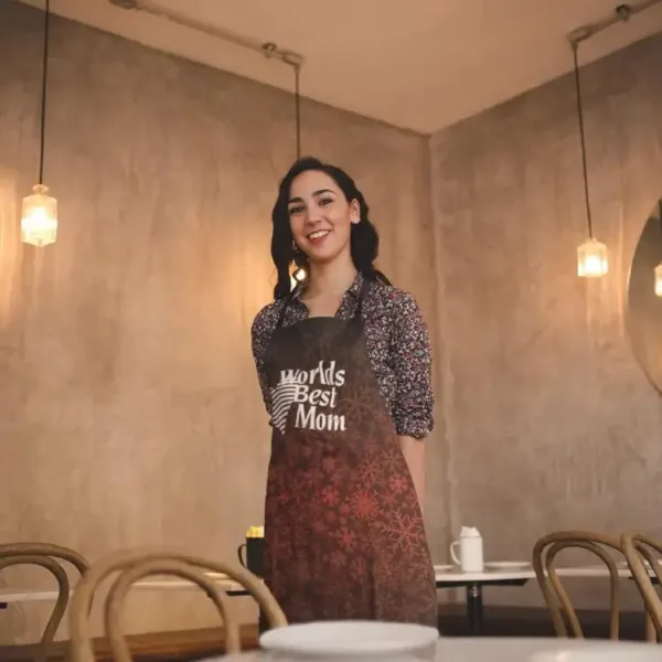 Worlds Best Mom Kitchen Apron