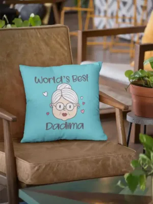 Worlds Best Dadi Ma Cushion Cover