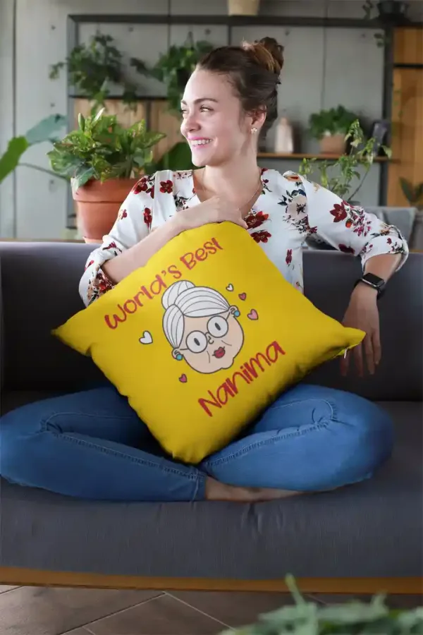 Worlds Best Nanima Cushion Cover