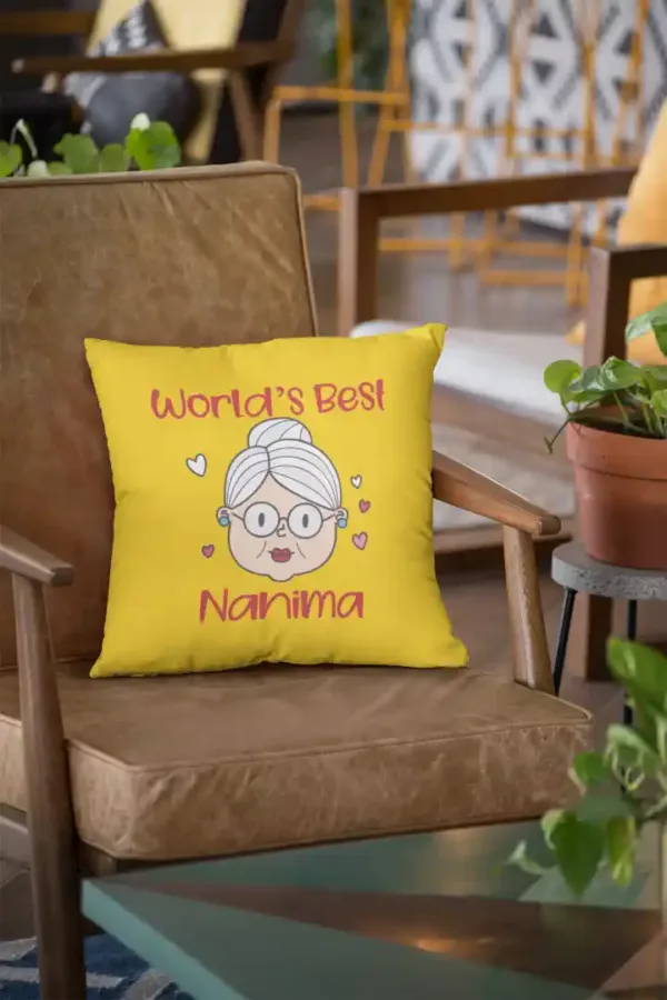Worlds Best Nanima Cushion Cover