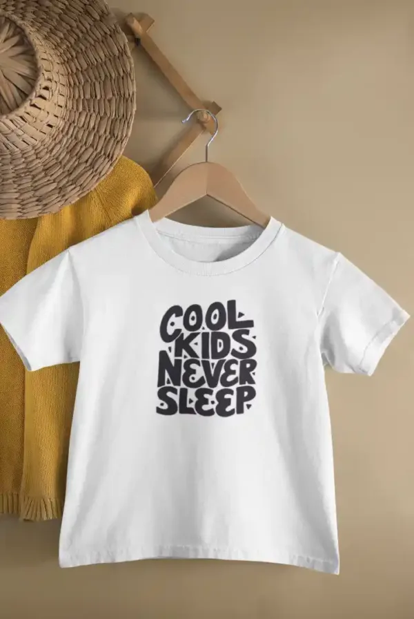 Cool Kids Never Sleep Unisex Drifit Kid T-shirt