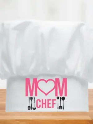 Mom Printed Chef Hat