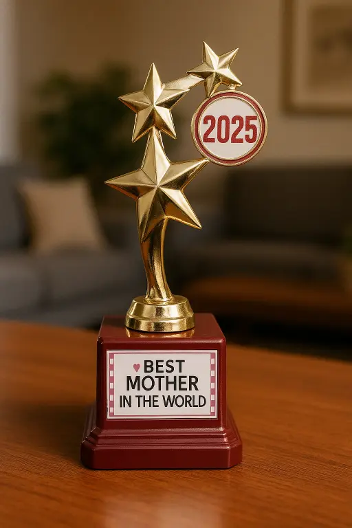 Best Mom In The World Trophy