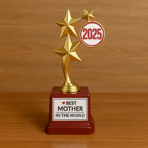 Best Mom In The World Trophy