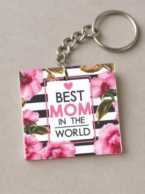 Best Mom in the World Keychain