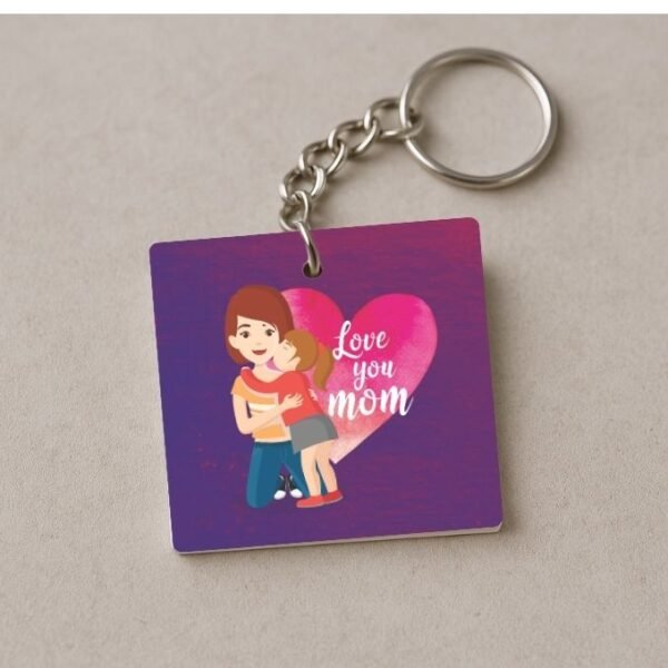 Love You Mom Keychain