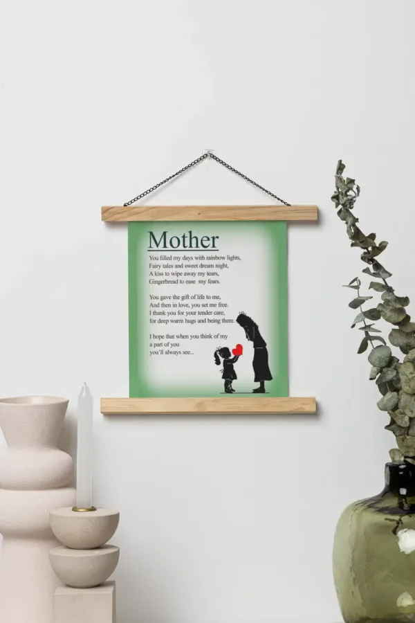 Mother Poem Scroll