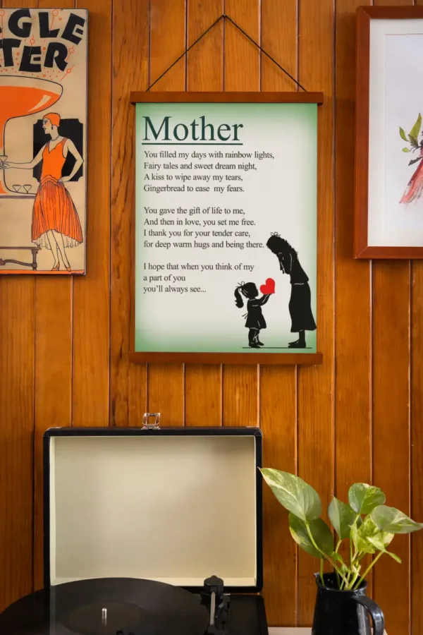 Mother Poem Scroll