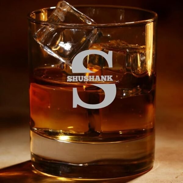 Personalized Name Engraved Whisky Glasses Design 2