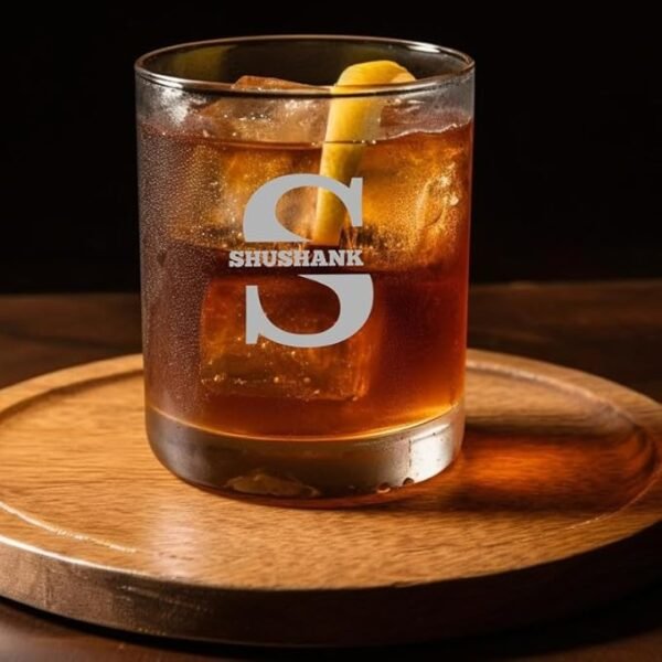 Personalized Name Engraved Whisky Glasses Design 2