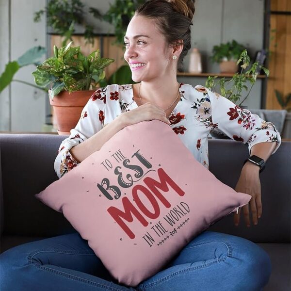 To the Best Mom in the World Cushion Cover