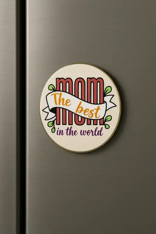 The Best Mom in The World Fridge Magnet