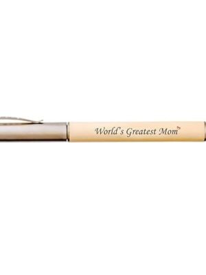 World's Greatest Mom Wooden Pen