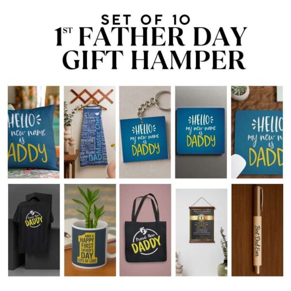 1st Father's Day Hamper Set of 10 Gifts