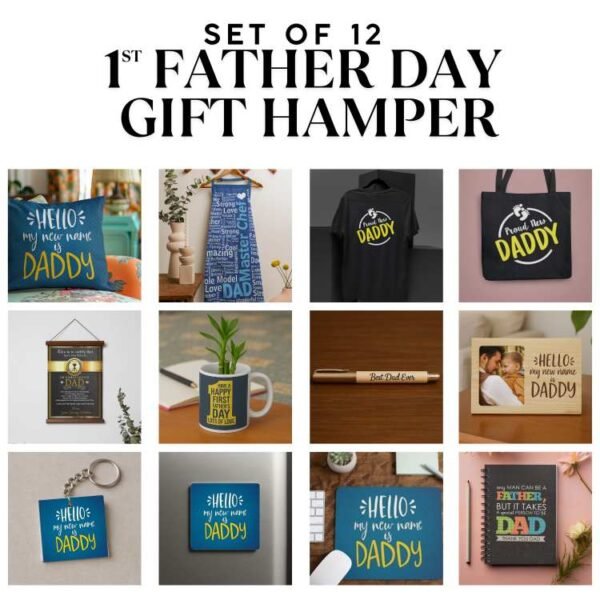 1st Father's Day Hamper Set of 12 Gifts