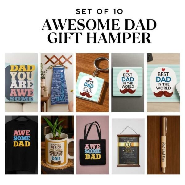 Awesome Dad Hamper Set of 10 Gifts