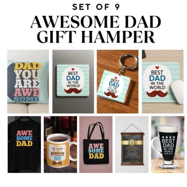 Awesome Dad Hamper Set of 9 Gifts