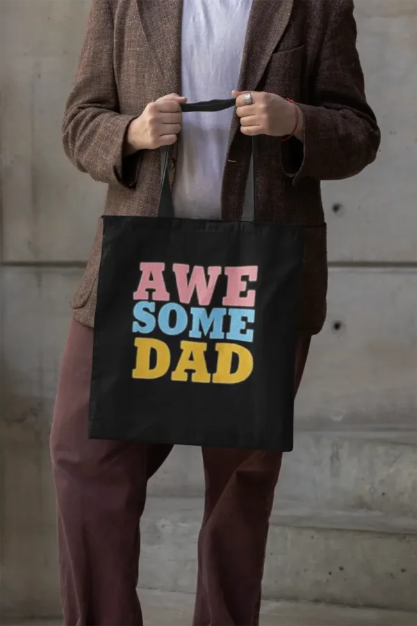 Awesome Dad Tote Bag