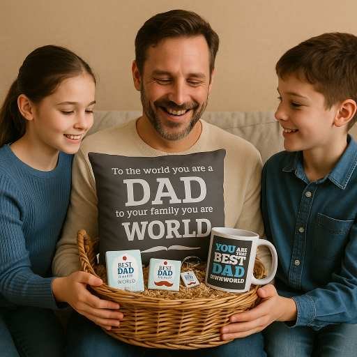 Best Dad Hamper Set of 4 Gifts