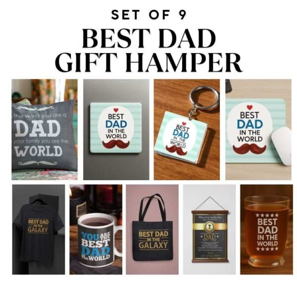 Best Dad Hamper Set of 9 Gifts
