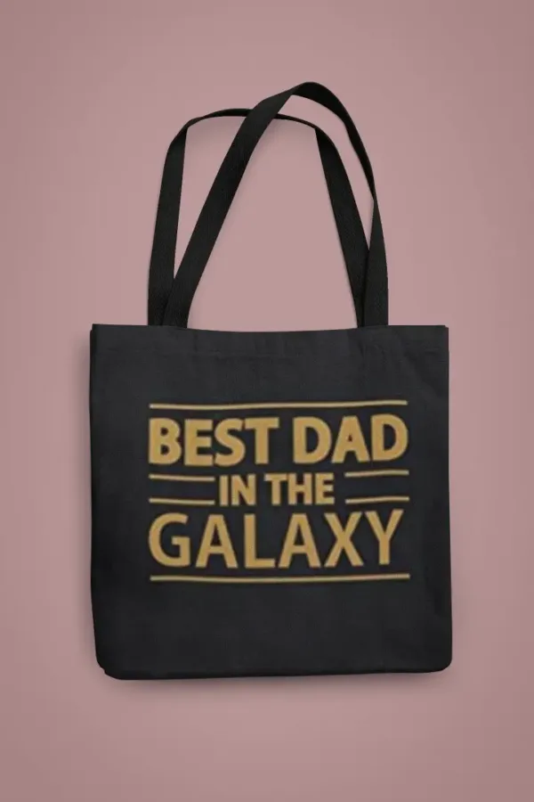 Best Dad in The Galaxy Tote Bag