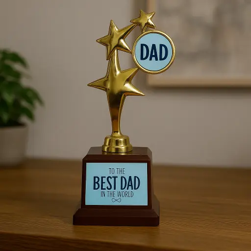 Best Dad in the World Trophy