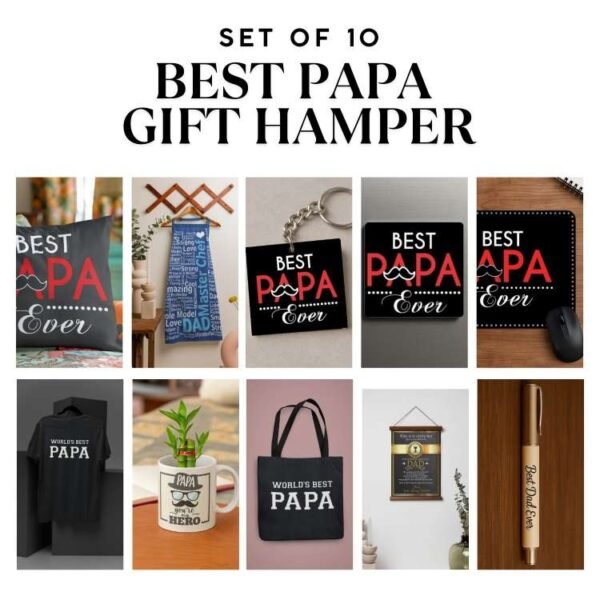 Best Papa Hamper Set of 10 Gifts