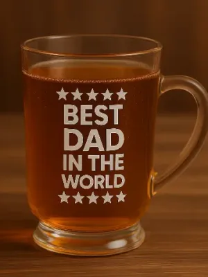 Best Dad in the World Small Tea Cup