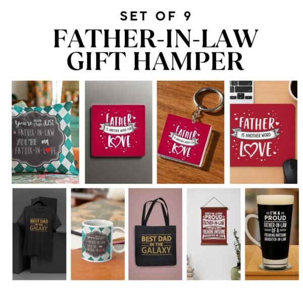 Father in Law Hamper Set of 9 Gifts