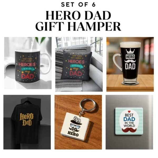 Hero Dad Hamper Set of 6 Gifts