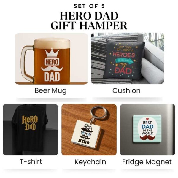 Hero Dad Hamper Set of 5 Gifts