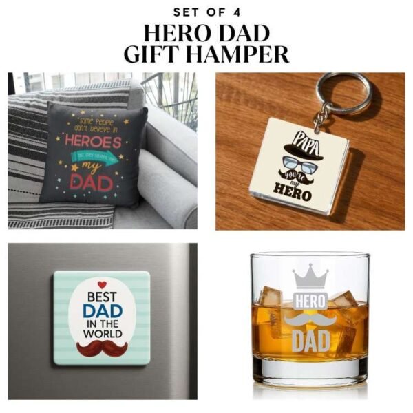 Hero Dad Hamper Set of 4 Gifts