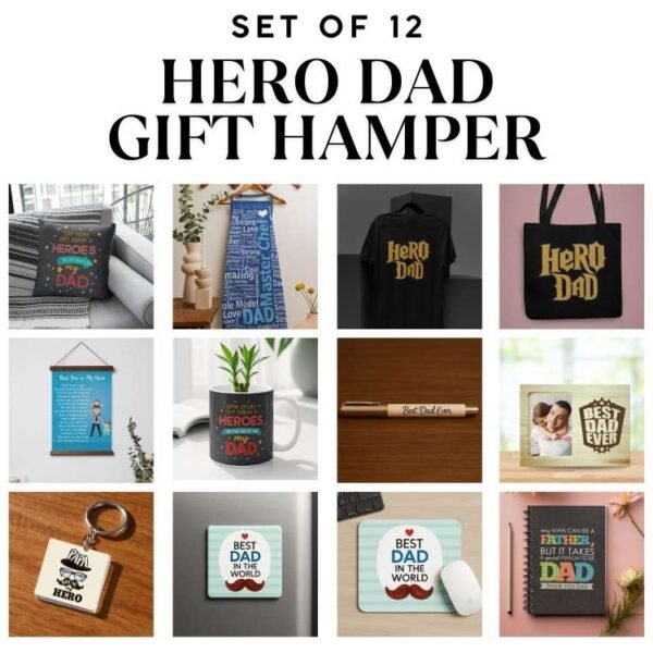 Hero Dad Hamper Set of 12 Gifts