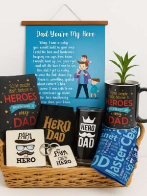 Hero Dad Hamper Set of 10 Gifts
