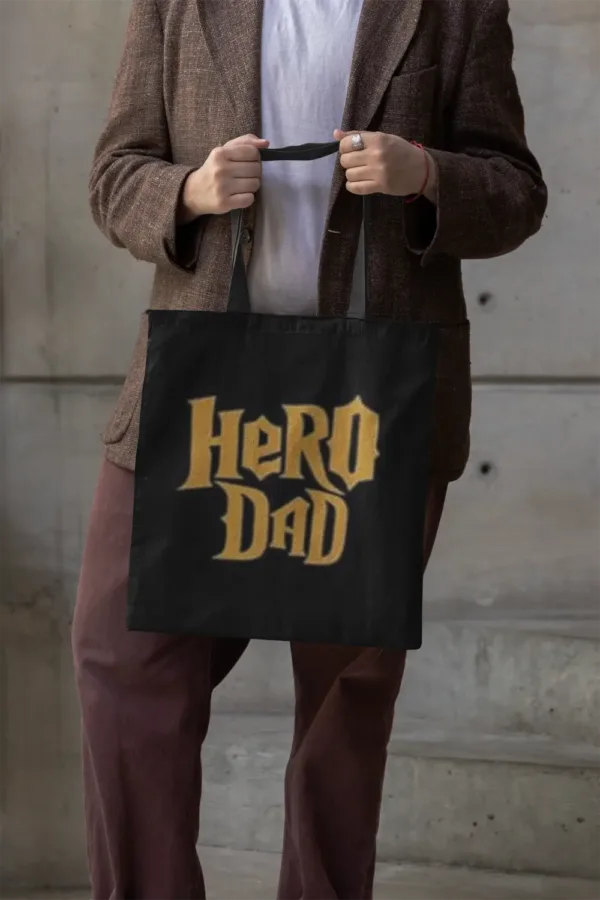Hero Dad Tote Bag