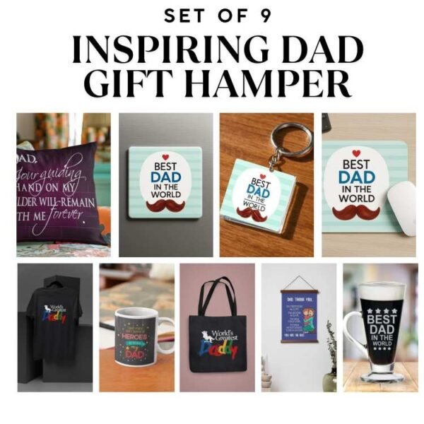 Inspiring Dad Hamper Set of 9 Gifts