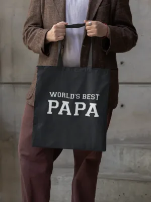 Worlds Best Papa Tote Bag