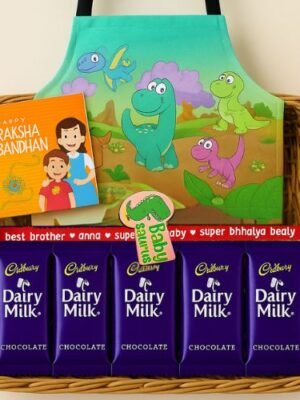 Baby Saurus Kids Rakhi Gift Hamper