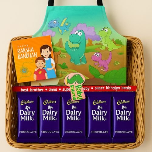 Baby Saurus Kids Rakhi Gift Hamper