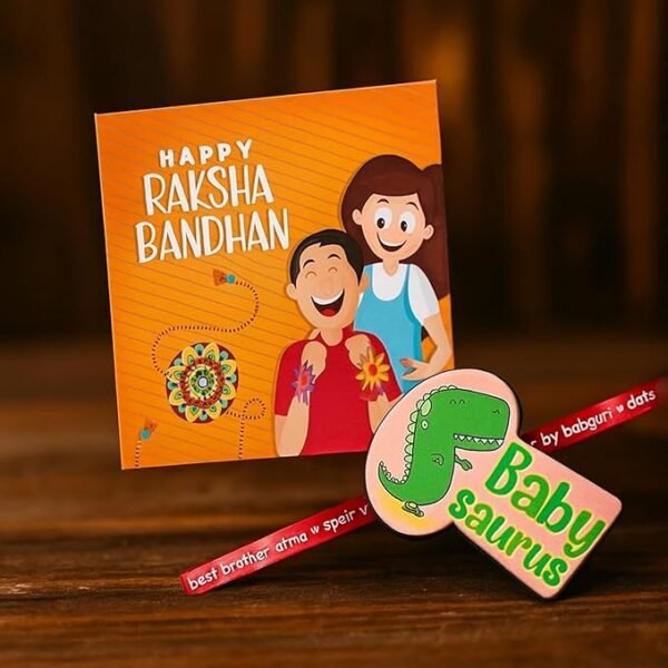 Baby Saurus Kids Rakhi Gift Hamper