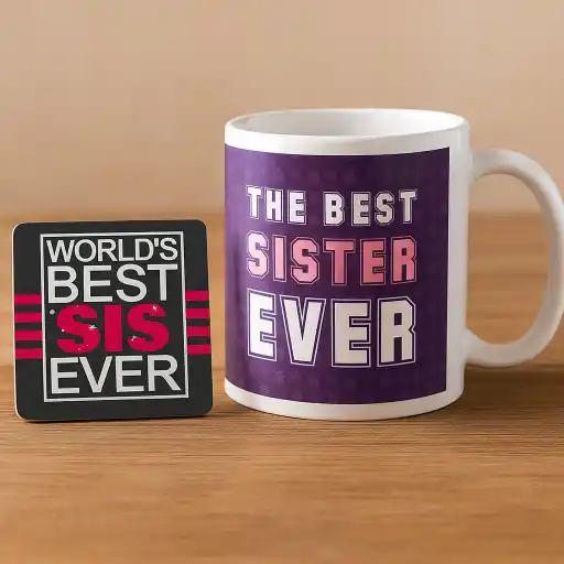 Best Crazy Little Sister Ever Rakhi Gift Hamper Set of 6