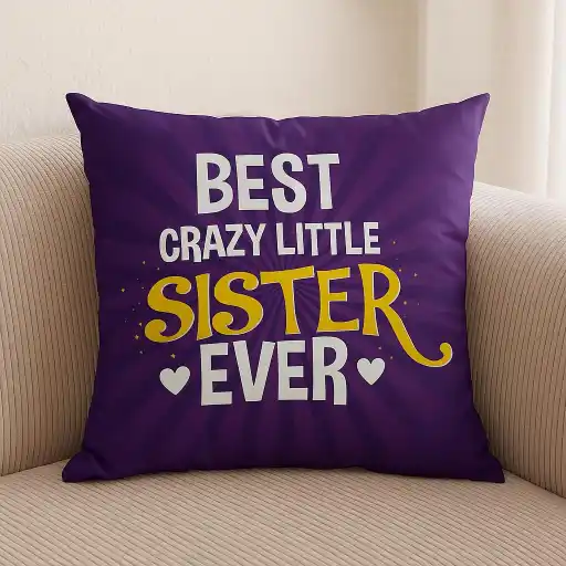Best Crazy Little Sister Ever Rakhi Gift Hamper Set of 6