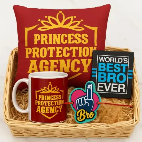 Princess Protection Agency Rakhi Gift Hamper Set